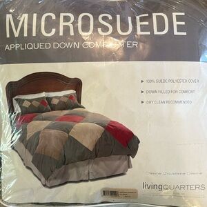 Down comforter set 86x86”